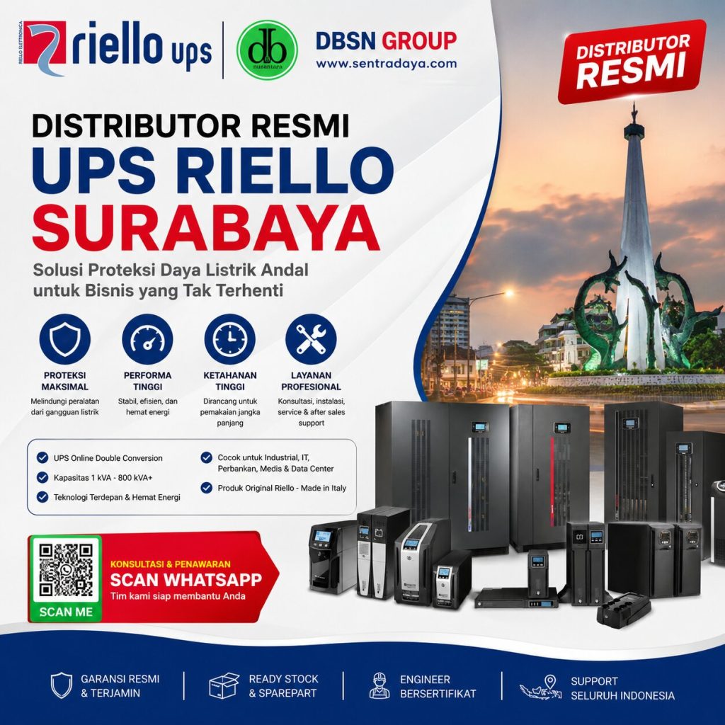 Distributor UPS Riello untuk Alat Medis & Ruang Server di Surabaya 262e016a 407d 4a32 bf3a 700c80abec28