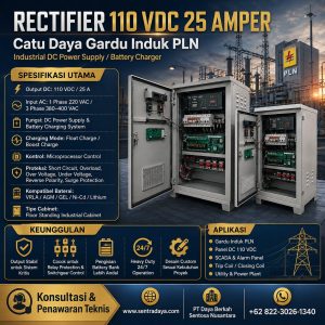rectifier 110 vdc 15–25 a input 1 phase