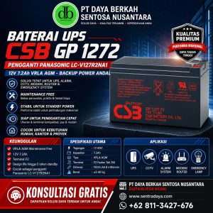 pengganti baterai ups panasonic lc v127r2na1