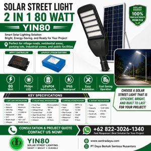 lampu pju tenaga surya icom ic yin80 80w i