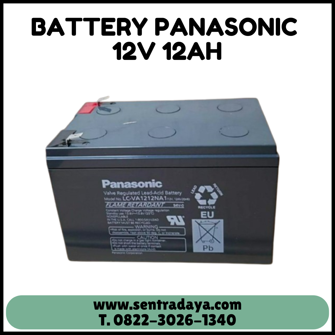 BATERAI UPS PANASONIC LC-P1212 NA