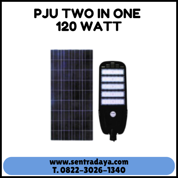 PJU SOLAR CELL TWO IN ONE 120WATT