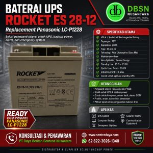 produk pengganti baterai ups panasonic lc p1228