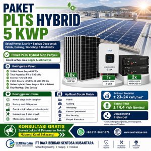 paket plts hybrid 5 kwp