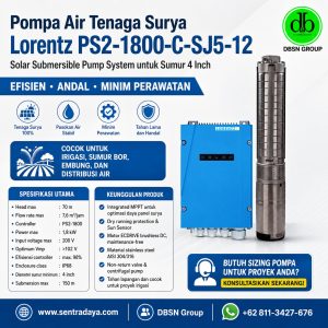 pompa lorentz ps2 1800 c sj5 12 cocok untuk proyek irigasi