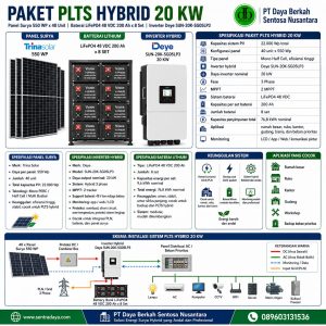 plts off grid 20 kwp untuk puskesmas: solusi listrik mandiri, andal, dan berkelanjutan
