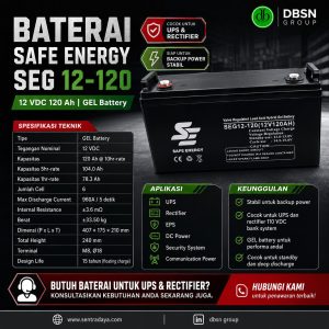 baterai ups safe energy seg 12 120 (120ah)