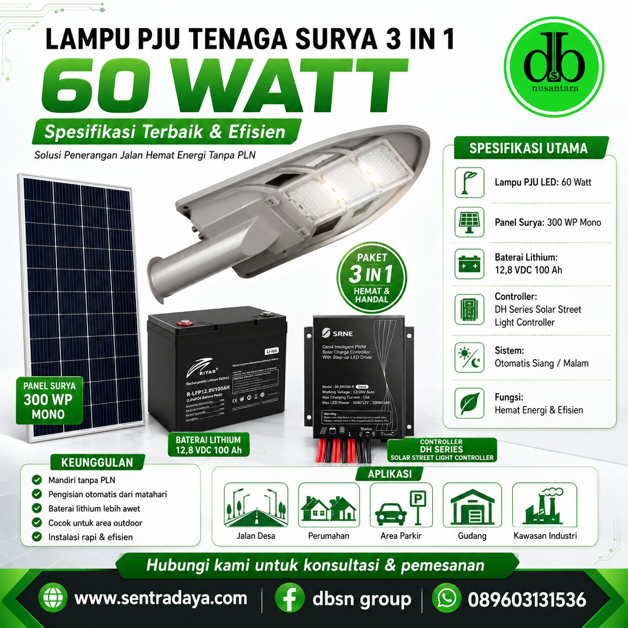 lampu pju tenaga surya 3 in 1 60 watt terbaik dengan panel 300wp dan baterai lithium 100ah lampu pju tenaga surya 3 in 1 60 watt terbaik dengan panel 300wp dan baterai lithium 100ah