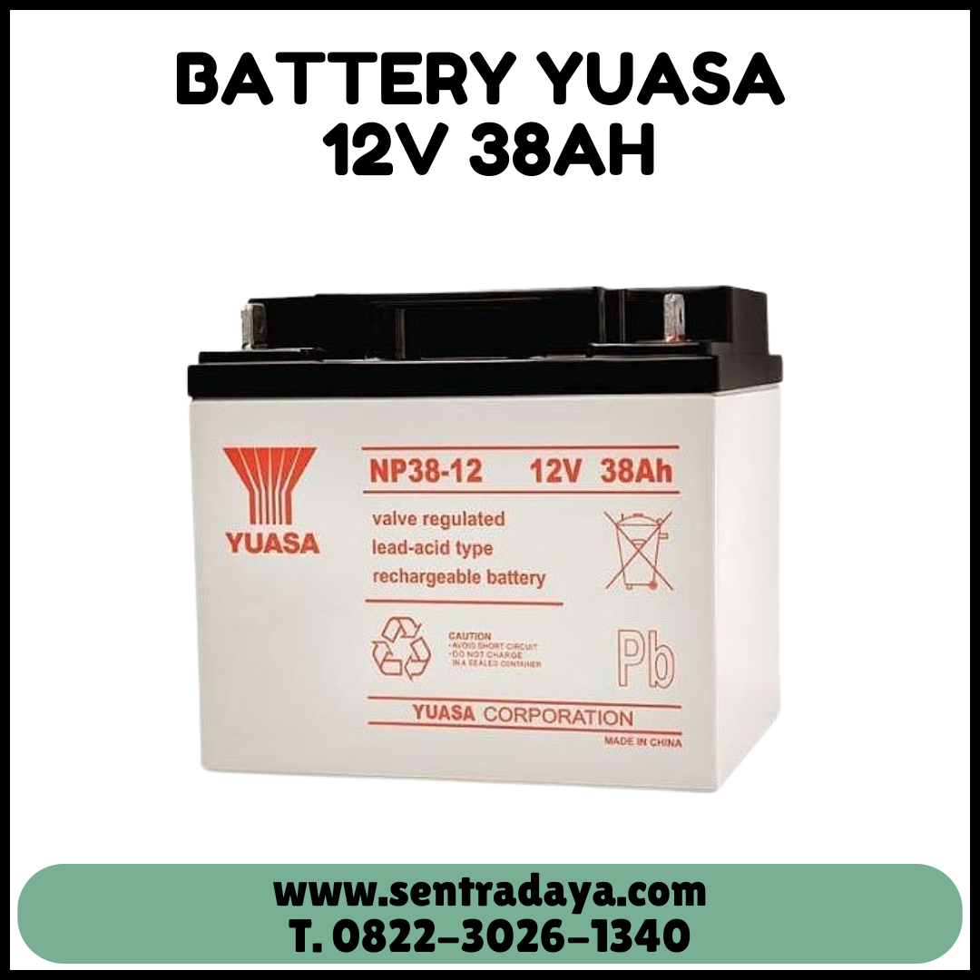 BATERAI YUASA NP38-12 12V 38AH