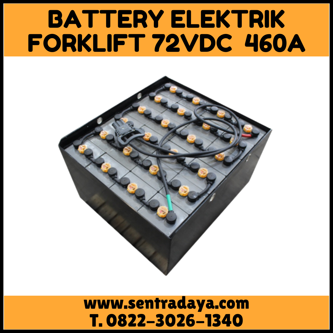 BATERAI ELEKTRIK FORKLIFT 72VDC 460AH