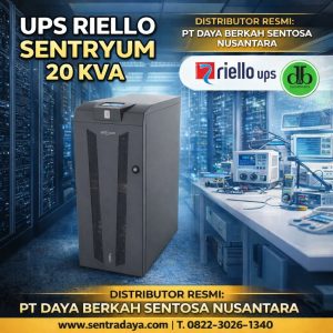 ups riello 20 kva untuk ruang server & alat laboratorium