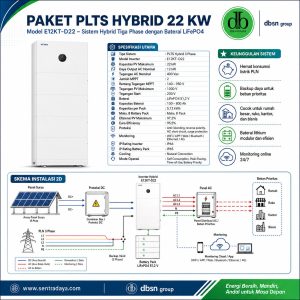 paket plts hybrid 22 kw e12kt d22